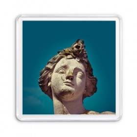 Магнит 55*55 с принтом Статуя в Новосибирске, Пластик | Размер: 65*65 мм; Размер печати: 55*55 мм | греция | искусство | мрамор | рим | скульптура | статуя