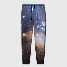 Мужские брюки 3D с принтом Вселенная в Новосибирске, 100% полиэстер | манжеты по низу, эластичный пояс регулируется шнурком, по бокам два кармана без застежек, внутренняя часть кармана из мелкой сетки | вселенная | галактика | звёзды | космическое пространство | космос | созвездие