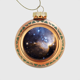 Стеклянный ёлочный шар с принтом Вселенная в Новосибирске, Стекло | Диаметр: 80 мм | вселенная | галактика | звёзды | космическое пространство | космос | созвездие