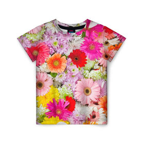 Детская футболка 3D с принтом Счастье в Новосибирске, 100% гипоаллергенный полиэфир | прямой крой, круглый вырез горловины, длина до линии бедер, чуть спущенное плечо, ткань немного тянется | арт | весна | красота | лето | любовь | новинки | осень | подарок | популярное | природа | радуга | цветы