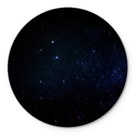 Коврик круглый с принтом Deep Space в Новосибирске, резина и полиэстер | круглая форма, изображение наносится на всю лицевую часть | Тематика изображения на принте: star | звезды
