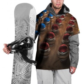 Накидка на куртку 3D с принтом Wood в Новосибирске, 100% полиэстер |  | Тематика изображения на принте: bulbasaur | pikachu | pokemon | squirtle | бальбазар | пикачу | покемон | сквиртл
