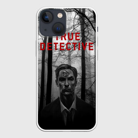 Чехол для iPhone 13 mini с принтом True Detective в Новосибирске,  |  | детектив | настоящий детектив | раст | сериал