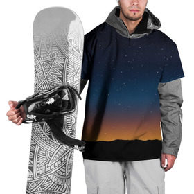 Накидка на куртку 3D с принтом Звездное небо в Новосибирске, 100% полиэстер |  | Тематика изображения на принте: вселенная | галактика | горизон | звезды | небо | ночь