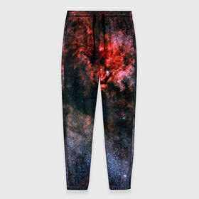 Мужские брюки 3D с принтом Nebula Star в Новосибирске, 100% полиэстер | манжеты по низу, эластичный пояс регулируется шнурком, по бокам два кармана без застежек, внутренняя часть кармана из мелкой сетки | вселенная | галактика | звезды | туманность