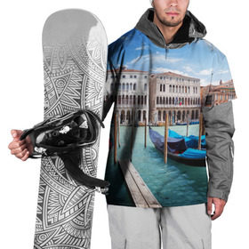 Накидка на куртку 3D с принтом Италия (Венеция) в Новосибирске, 100% полиэстер |  | europe | italy | venice | венеция | вода | европа | ес | италия | каникулы | лодки | отдых | отпуск | солнце | туризм