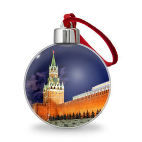Ёлочный шар с принтом Кремль в Новосибирске, Пластик | Диаметр: 77 мм | moscow | russia | гордость | кремль | москва | отечество | родина | россия | столица