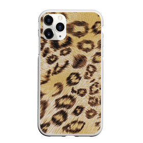 Чехол для iPhone 11 Pro матовый с принтом Леопардовая ткань в Новосибирске, Силикон |  | гепард | гламур | леопард | мода | пятна | роскошь | ткань | точки | шерсть