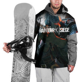 Накидка на куртку 3D с принтом Rainbow six | Siege в Новосибирске, 100% полиэстер |  | boom | fire | rainbowsix | siege | tom clansys
