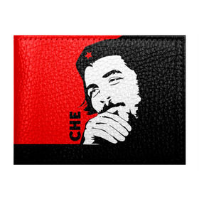 Обложка для студенческого билета с принтом Че Гевара в Новосибирске, натуральная кожа | Размер: 11*8 см; Печать на всей внешней стороне | Тематика изображения на принте: che | che guevara | comandante | revolution | viva | революция | че | чегевара