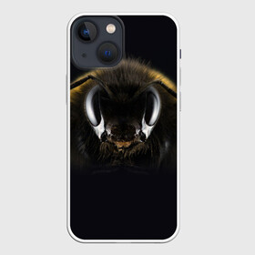 Чехол для iPhone 13 mini с принтом Пчела в Новосибирске,  |  | глаза | насекомое | оса | пчела