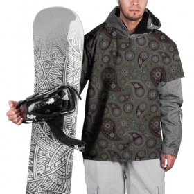 Накидка на куртку 3D с принтом Paisley в Новосибирске, 100% полиэстер |  | Тематика изображения на принте: орнамент | пейсли | турецкие огурцы