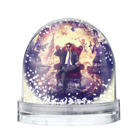 Снежный шар с принтом Saints Row в Новосибирске, Пластик | Изображение внутри шара печатается на глянцевой фотобумаге с двух сторон | saints row | святые