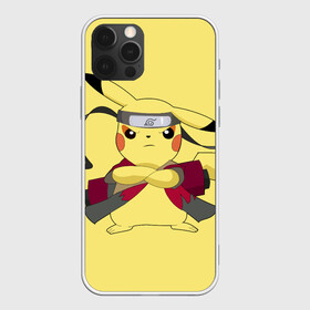 Чехол для iPhone 12 Pro с принтом Pikachu в Новосибирске, силикон | область печати: задняя сторона чехла, без боковых панелей | Тематика изображения на принте: pikachu | pokeboll | pokemon | пикачу | покеболл | покемон