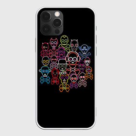 Чехол для iPhone 12 Pro Max с принтом Импрессионизм 5 в Новосибирске, Силикон |  | Тематика изображения на принте: skull | черепок | яркий