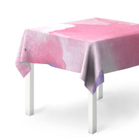 Скатерть 3D с принтом Розовая мечта в Новосибирске, 100% полиэстер (ткань не мнется и не растягивается) | Размер: 150*150 см | 