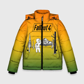 Зимняя куртка для мальчиков 3D с принтом Волт-бой 111 Fallout 4 в Новосибирске, ткань верха — 100% полиэстер; подклад — 100% полиэстер, утеплитель — 100% полиэстер | длина ниже бедра, удлиненная спинка, воротник стойка и отстегивающийся капюшон. Есть боковые карманы с листочкой на кнопках, утяжки по низу изделия и внутренний карман на молнии. 

Предусмотрены светоотражающий принт на спинке, радужный светоотражающий элемент на пуллере молнии и на резинке для утяжки | Тематика изображения на принте: fallout 4 | vault boy | волт бой | фаллаут