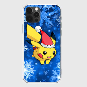 Чехол для iPhone 12 Pro Max с принтом Pikachu в Новосибирске, Силикон |  | pikachu | pokeboll | pokemon | зима | новый год | пикачу | покеболл | покемон | снежинки