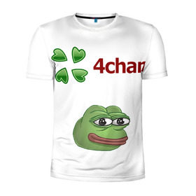 Мужская футболка 3D спортивная с принтом 4ch.memes в Новосибирске, 100% полиэстер с улучшенными характеристиками | приталенный силуэт, круглая горловина, широкие плечи, сужается к линии бедра | 4ch