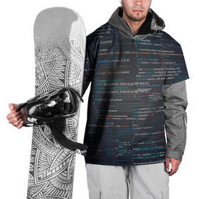 Накидка на куртку 3D с принтом Программирование 9 в Новосибирске, 100% полиэстер |  | Тематика изображения на принте: день программиста | код | подарок | праздник | программист