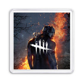 Магнит 55*55 с принтом dead by daylight в Новосибирске, Пластик | Размер: 65*65 мм; Размер печати: 55*55 мм | dbd | dead by daylight