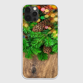 Чехол для iPhone 12 Pro Max с принтом Елка в Новосибирске, Силикон |  | дерево | елка | зеленый | зима | новый год | шишки