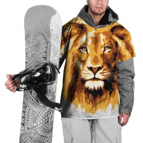 Накидка на куртку 3D с принтом Король джунглей в Новосибирске, 100% полиэстер |  | Тематика изображения на принте: lion | грива | дикая кошка | добыча | животное | зверь | искусство | картина | клыки | когти | король джунглей | лев | макет | мясо | набросок | портрет | хищник | царь зверей | эскиз