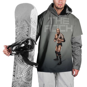 Накидка на куртку 3D с принтом The Rock WWE в Новосибирске, 100% полиэстер |  | dwayne johnson | the rock | wwe | рестлинг | спорт