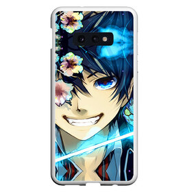 Чехол для Samsung S10E с принтом Blue Exorcist в Новосибирске, Силикон | Область печати: задняя сторона чехла, без боковых панелей | anime | ao no exorcist | экзорцист