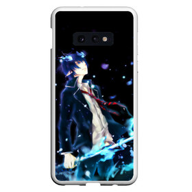 Чехол для Samsung S10E с принтом Blue Exorcist в Новосибирске, Силикон | Область печати: задняя сторона чехла, без боковых панелей | anime | ao no exorcist | blue exorcist | аниме | синий экзорцист | экзорцист