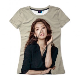 Женская футболка 3D с принтом Song Hye Kyo в Новосибирске, 100% полиэфир ( синтетическое хлопкоподобное полотно) | прямой крой, круглый вырез горловины, длина до линии бедер | дорама