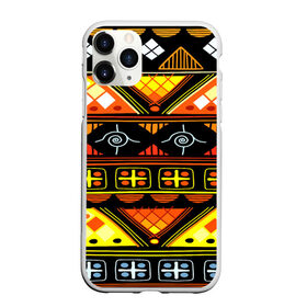 Чехол для iPhone 11 Pro матовый с принтом Element ethnic в Новосибирске, Силикон |  | орнамент | полосы | этно