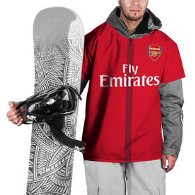 Накидка на куртку 3D с принтом Арсенал (форма) в Новосибирске, 100% полиэстер |  | arsenal | арсенал | футбол