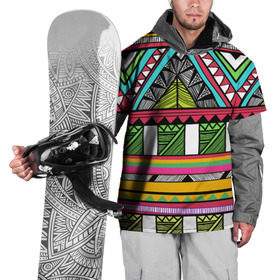 Накидка на куртку 3D с принтом Зимбабве в Новосибирске, 100% полиэстер |  | Тематика изображения на принте: африка | орнамент | этнический | этно