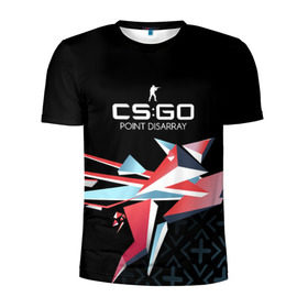 Мужская футболка 3D спортивная с принтом cs:go - Point Disarray style (Буйство красок) в Новосибирске, 100% полиэстер с улучшенными характеристиками | приталенный силуэт, круглая горловина, широкие плечи, сужается к линии бедра | cs | csgo | го | кс