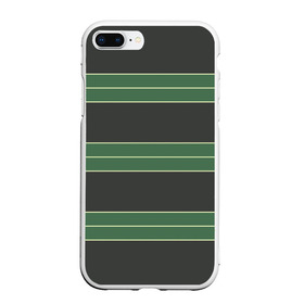 Чехол для iPhone 7Plus/8 Plus матовый с принтом Одежда Курта Кобейна в Новосибирске, Силикон | Область печати: задняя сторона чехла, без боковых панелей | в полоску | зеленая | курт кобейн | полосатая | полоски