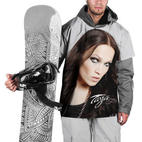 Накидка на куртку 3D с принтом Tarja Turunen Nightwish в Новосибирске, 100% полиэстер |  | nightwish | металл | музыка | рок | тарья турунен