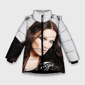 Зимняя куртка для девочек 3D с принтом Tarja Turunen Nightwish в Новосибирске, ткань верха — 100% полиэстер; подклад — 100% полиэстер, утеплитель — 100% полиэстер. | длина ниже бедра, удлиненная спинка, воротник стойка и отстегивающийся капюшон. Есть боковые карманы с листочкой на кнопках, утяжки по низу изделия и внутренний карман на молнии. 

Предусмотрены светоотражающий принт на спинке, радужный светоотражающий элемент на пуллере молнии и на резинке для утяжки. | nightwish | металл | музыка | рок | тарья турунен