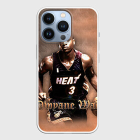 Чехол для iPhone 13 Pro с принтом Баскетболист Dwyane Wade в Новосибирске,  |  | Тематика изображения на принте: chicago bulls | баскетбол | буллз | дуэйн уэйд | нба | чикаго