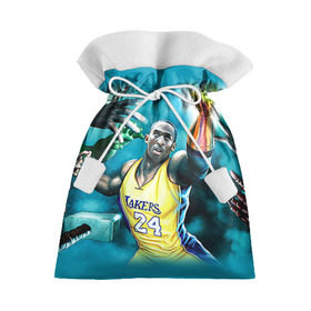 Подарочный 3D мешок с принтом Kobe Bryant в Новосибирске, 100% полиэстер | Размер: 29*39 см | kobe bryant | lakers | los angeles lakers | nba. | баскетбол | баскетболист | коби брайант | лайкерс | лос анджелес лейкерс | нба