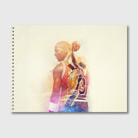 Альбом для рисования с принтом Kobe Bryant в Новосибирске, 100% бумага
 | матовая бумага, плотность 200 мг. | kobe bryant | lakers | los angeles lakers | nba. | баскетбол | баскетболист | коби брайант | лайкерс | лос анджелес лейкерс | нба