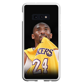 Чехол для Samsung S10E с принтом Kobe Bryant в Новосибирске, Силикон | Область печати: задняя сторона чехла, без боковых панелей | kobe bryant | lakers | los angeles lakers | nba. | баскетбол | баскетболист | коби брайант | лайкерс | лос анджелес лейкерс | нба