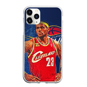 Чехол для iPhone 11 Pro матовый с принтом LeBron James в Новосибирске, Силикон |  | cleveland cavaliers | lebron james | nba. | баскетбол | баскетболист | джеймс леброн | кливленд кавальерс | нба