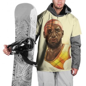 Накидка на куртку 3D с принтом LeBron James в Новосибирске, 100% полиэстер |  | Тематика изображения на принте: cleveland cavaliers | lebron james | nba. | баскетбол | баскетболист | джеймс леброн | кливленд кавальерс | нба