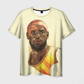 Мужская футболка 3D с принтом LeBron James в Новосибирске, 100% полиэфир | прямой крой, круглый вырез горловины, длина до линии бедер | cleveland cavaliers | lebron james | nba. | баскетбол | баскетболист | джеймс леброн | кливленд кавальерс | нба