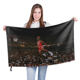 Флаг 3D с принтом Michael Jordan в Новосибирске, 100% полиэстер | плотность ткани — 95 г/м2, размер — 67 х 109 см. Принт наносится с одной стороны | chicago bulls | michael jeffrey jordan | nba. | баскетбол | баскетболист | вашингтон уизардс | майкл джордан | нба | чикаго | чикаго буллз