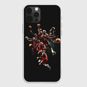 Чехол для iPhone 12 Pro с принтом Michael Jordan в Новосибирске, силикон | область печати: задняя сторона чехла, без боковых панелей | chicago bulls | michael jeffrey jordan | nba. | баскетбол | баскетболист | вашингтон уизардс | майкл джордан | нба | чикаго | чикаго буллз