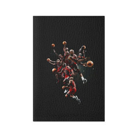 Обложка для паспорта матовая кожа с принтом Michael Jordan в Новосибирске, натуральная матовая кожа | размер 19,3 х 13,7 см; прозрачные пластиковые крепления | Тематика изображения на принте: chicago bulls | michael jeffrey jordan | nba. | баскетбол | баскетболист | вашингтон уизардс | майкл джордан | нба | чикаго | чикаго буллз