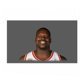 Бумага для упаковки 3D с принтом Shaquille O`Neal в Новосибирске, пластик и полированная сталь | круглая форма, металлическое крепление в виде кольца | Тематика изображения на принте: shaquille oneal | баскетболист | нба | шакил онил