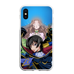 Чехол для iPhone XS Max матовый с принтом Code Geass 1 в Новосибирске, Силикон | Область печати: задняя сторона чехла, без боковых панелей | anime | аниме | анимешник | анимешникам | восставший лелуш | код гиас | код гиасс | код гиасс: восставший лелуш